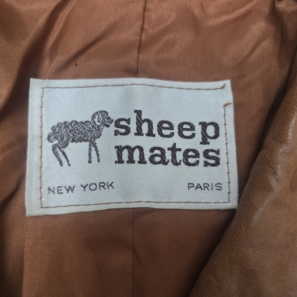 Sheep Mates Leather Womens Blazer Heritage Cottagecore Cabincore Streetwear - Picture 3 of 15